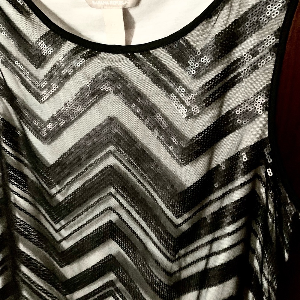 BR sequin blouse